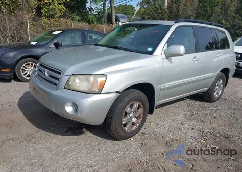 2004 Toyota Highlander V6 из США, поврежденный, VIN JTEEP21A840035505